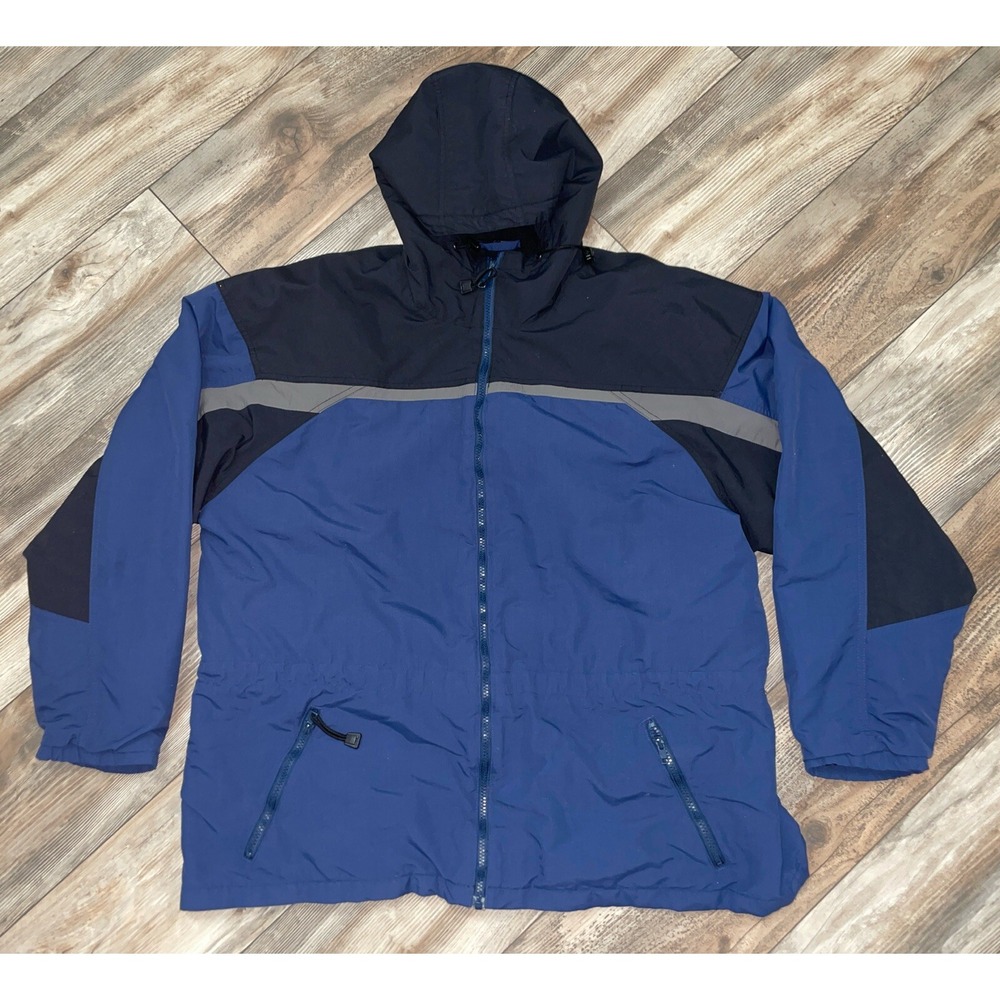 Cabela's Fleece Lined Zip Front Long Sleeve Jacket Coat Polyester Men's‎ XL Reg